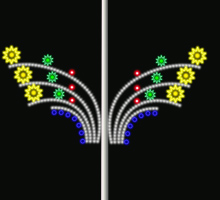 LED造型灯-百花齐放-B